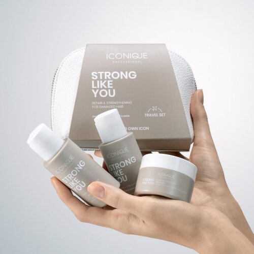 ICONIQUE Professional STRONG LIKE YOU Repair &amp;amp; Strengthening regenerirajući &amp;scaron;ampon za o&amp;scaron;tećenu kosu 70 ml Slike