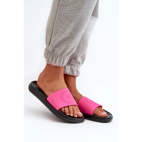 4f Women's Slides MM00FFLIF045-55S Pink-Black Cene