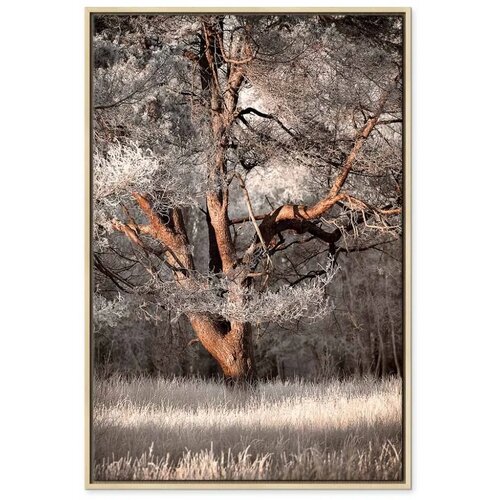  Slika - My Story (1 Part) Vertical 60x90 U prirodnom drvenom okviru Slike