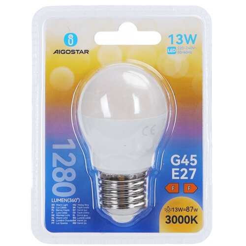  LED sijalica G45 E27/13W/230V 3000K - Aigostar Slike