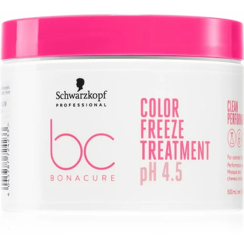 Schwarzkopf bC Bonacure pH 4.5 Color Freeze maska za jačanje obojene kose 500 ml