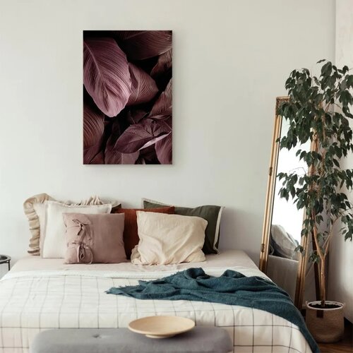  Slika - Velvet Leaves (1 Part) Vertical 60x90 Slike