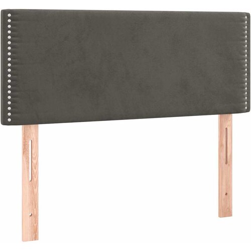 Box spring krevet s madracem tamnosivi 100x200 cm bar&amp;scaron;unasti Slike