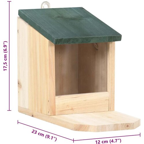  Kućice za vjeverice 4 kom od jelovine Slike