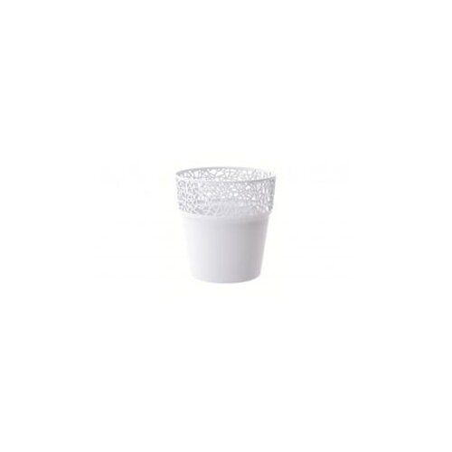 Prosperplast saksija tre 15X15CM bela pr DTRE145-S449 Slike