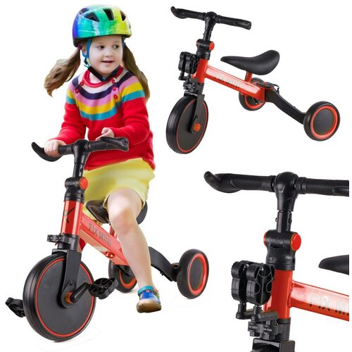  Trike Fix mini 3u1 tricikl s pedalama crveni Cene