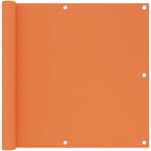 vidaXL Balkonsko platno oranžno 90x300 cm oksford blago, (20610361)