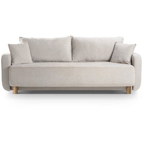 Micadoni Bež sklopiva/s prostorom za odlaganje sofa 231 cm Elen – Cijene