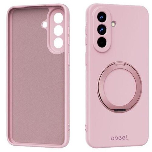 Chameleon Gumiran magnetni ovitek s stojalom (TPU Ring) za Samsung Galaxy A57 5G, roza Cene