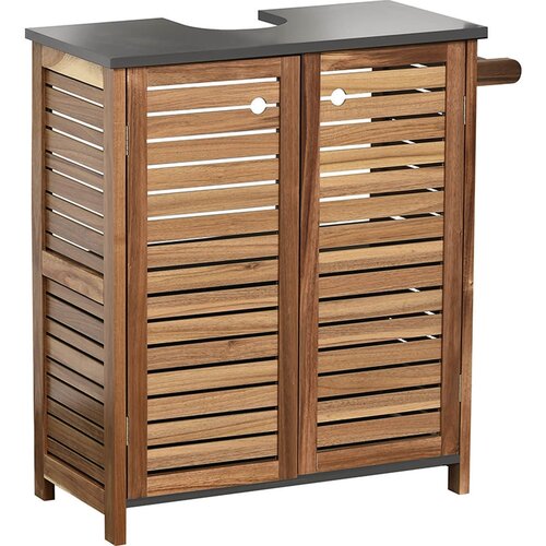 Tendance Acacia kupatilski ormarić sa 2 VRATA policom I DRŽAČEM PE&Scaron;KIRA 60X30X70CM MDF Cene