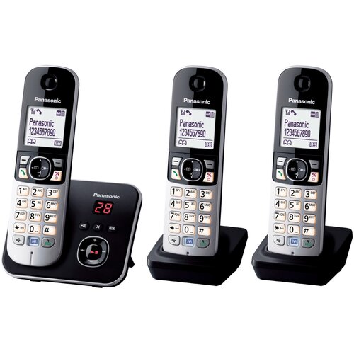 Panasonic KX-TG6823GB crni bežicni s telefon telefonskom sekretaricom Cijene