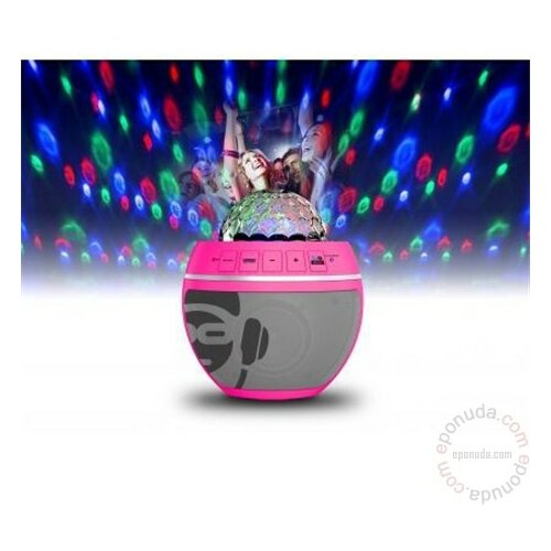 Idance BB10 Pink,40W,2x mikrofonski ulaz, AUX ulaz, Bluetooth konekcija zvučnik Slike