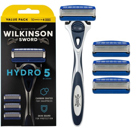 Wilkinson Hydro5 brijač + zamjenske britvice 4 kom 1 kom Slike