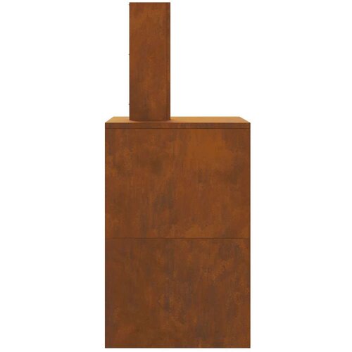VidaXL Istro&amp;scaron;eni čelik/Smeđa Corten čelik 60 x 40 x 96 cm Vatromet Slike