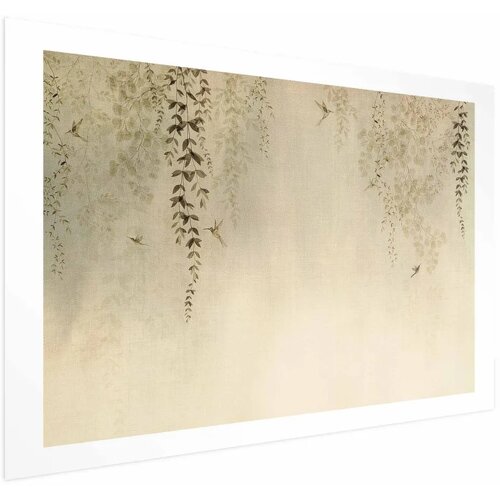  Plakat - Beige Hummingbirds 60x40 Bez okvira s margom Cene