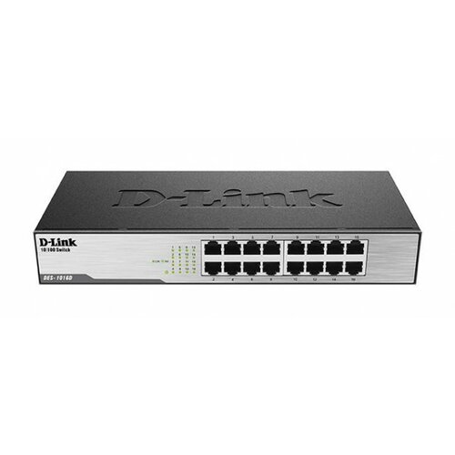 D-link DLink 16-Port Fast Ethernet Unmanaged Switch DES-1016DE Slike