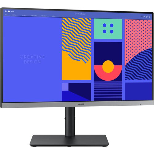 Samsung Monitor 60,5 cm (23,8") S24C432GAU 1920x1080 100Hz IPS 4ms HDMI DisplayPort 4xUSB3.0 Pivot sRGB95% FreeSync, (22147976) Cene
