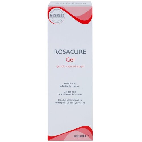 Synchroline Rosacure nežni čistilni gel za občutljivo kožo, nagnjeno k rdečici 200 ml Slike