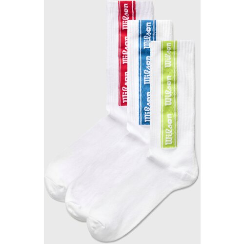 Wilson 3PACK Visoke nogavice Crew No Terry Vertical Logos Cene
