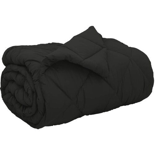 VidaXL Zimska posteljnina Črna 200 x 140 cm Mikrovlakna, (5000147323) Slike