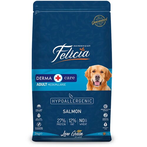 Felicia Suva hrana za odrasle pse, Losos, 3kg Cene
