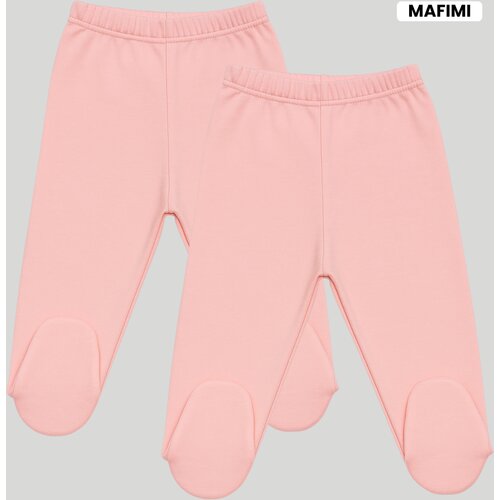 Mafimi Pamučne Pantalonice sa stopicom set od 2 - kajsija Cene
