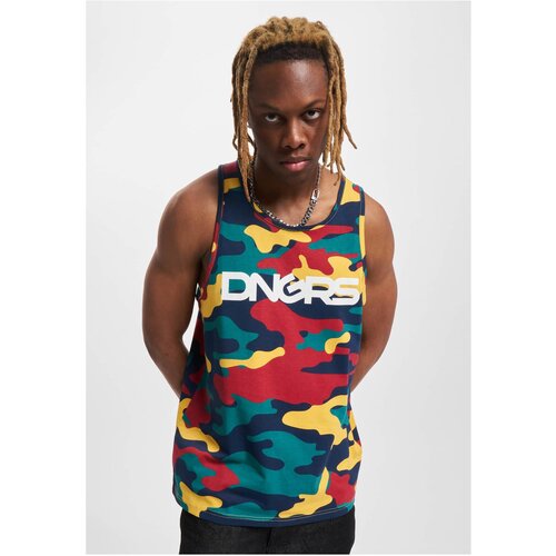 Dangerous DNGRS Men&amp;#039;s Tanktop HideMe Colorful Camouflage Slike