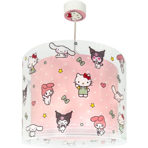 Dalber 41252 - Dečiji luster HELLO KITTY&amp;amp;FRIENDS 1xE27/15W/230V ružičasti Slike