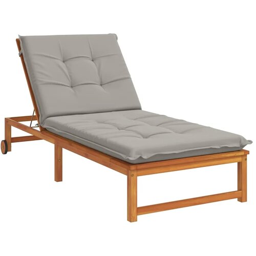  Jastučić za ležaljku GEMERT 100% poliester Siva 190 x 90 x 9 cm - Siva 190 x 90 x 9 cm Poliester Slike