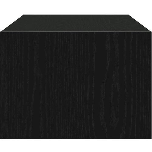  ormarić s LED svjetlima crni 100X35,5x25 cm Slike