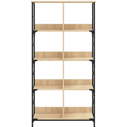  Polica za knjige boja hrasta 78,5x33x153 cm konstruirano drvo Slike