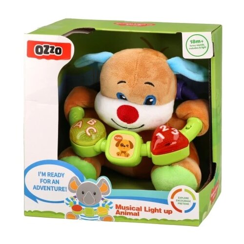 Ozzo Baby, muzička igračka za bebe, pli&amp;scaron;ana kuca Slike