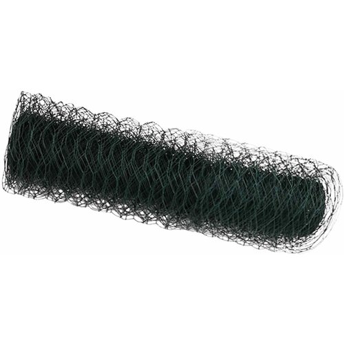  Heksagonalna ograda 0,8 x 10 m PVC Zelena Slike