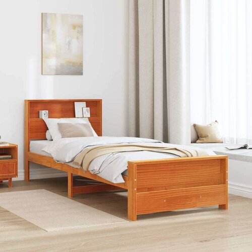  Okvir za krevet s uzglavljem Vo&amp;scaron;tano smeđa 75 x 190 cm Slike