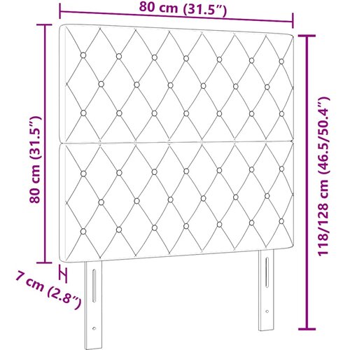  Uzglavlje Svijetlo siva 80 cm Bar&amp;scaron;un Slike