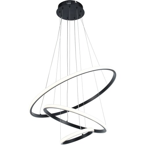  M10902-3 B 600mm LED crna visilica 50W 3CCT Mitea Lighting Cene