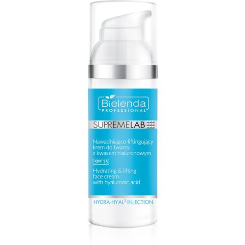 Bielenda Professional Supremelab Hydra-Hyal2 Injection 1,5% lifting krema s hijaluronskom kiselinom SPF 15 50 ml Slike
