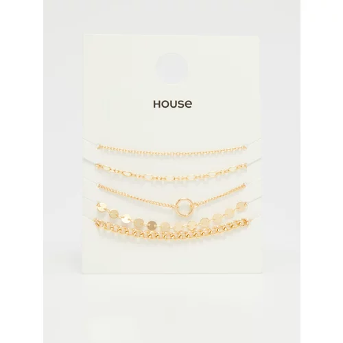 House - Komplet od 5 narukvica - Zlatna