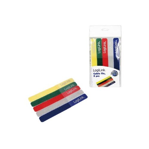 Logilink čičak trakice za vezivanje kablova velcro 5kom Slike
