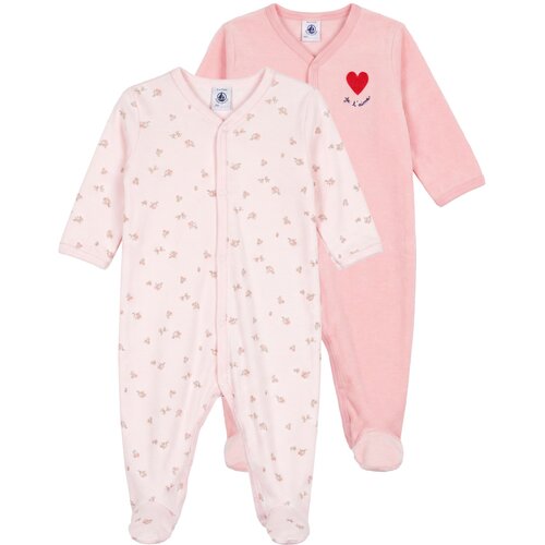 Petit Bateau Pižame & Spalne srajce DORS BIEN X 2 Rožnata Cene
