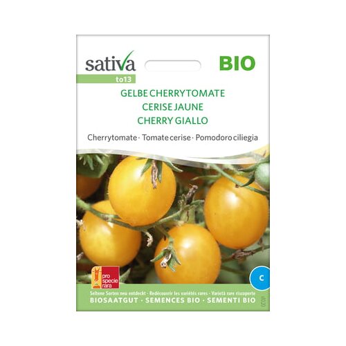 Sativa Bio češnjev paradižnik "Rumeni češnjev paradižnik" Cene