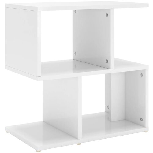 Maison Chic Nočna omarica - Nočna miza visok sijaj bela 50x30x51,5 cm iverna pl., (21688989) Slike
