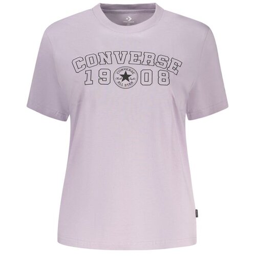 Converse ženska majica kratkih rukava s printom ljubičasta Cijene