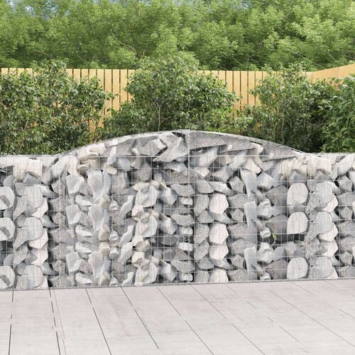  Obokane gabion ko&amp;scaron;are 10 kosi 400x50x100/120cm pocinkano železo Slike