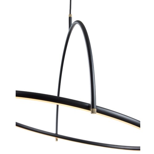 Halo Design 749546 - led prigu&amp;scaron;iva luster na sajli tilt LED/40W/230V, prečnik 60 cm, crna Slike