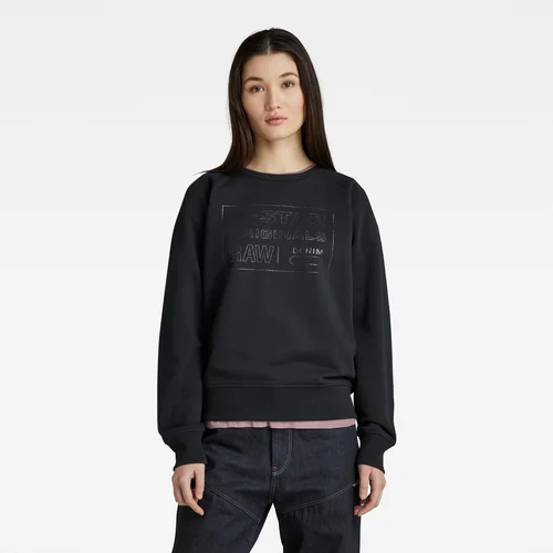 G-star Sweatshirt - Raglan originals sw wmn black