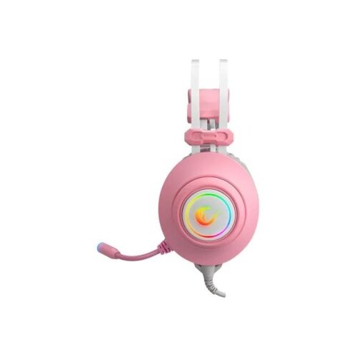 Rampage Slušalice sa mikrofonom gaming RAMPAGE RM-K1 PULSAR pink, USB, 7.1 Surround+Vibration, RGB, dugi fleksibilni mikrofon Cijene