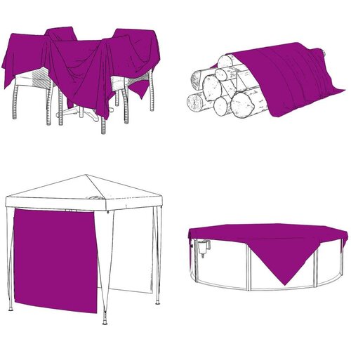  s rupama *Transparent*an 5 x 5 m Polietilen - 5 x 5 m Slike