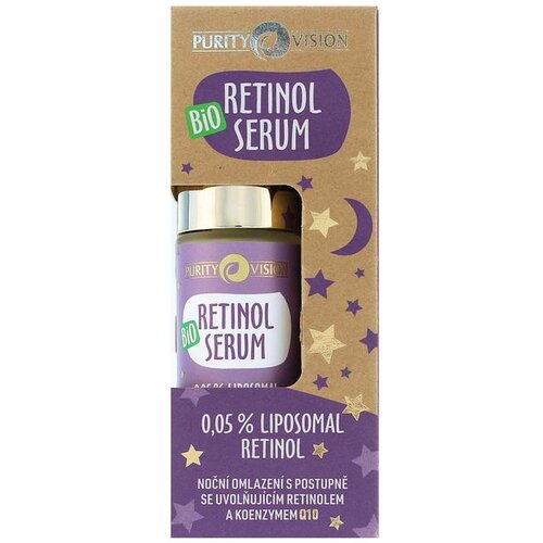 Purity Vision BIO Retinol nočni serum za upočasnitev znakov staranja kože 30 ml Cene