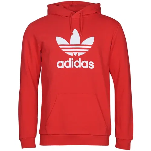 Adidas Puloverji TREFOIL HOODY Rdeča